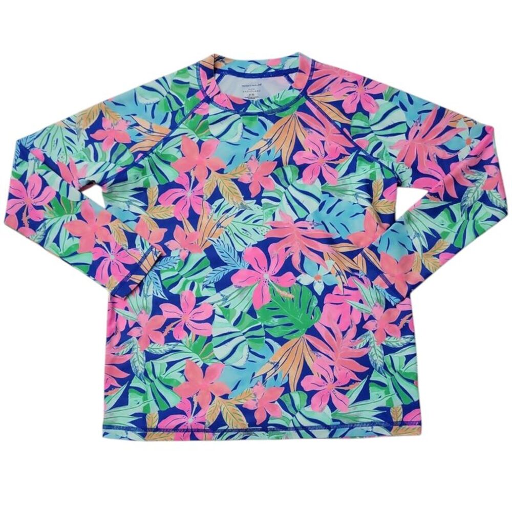 Member's Mark Girls UPF 50+ Long Sleeve Stretch Rashguard - Multi